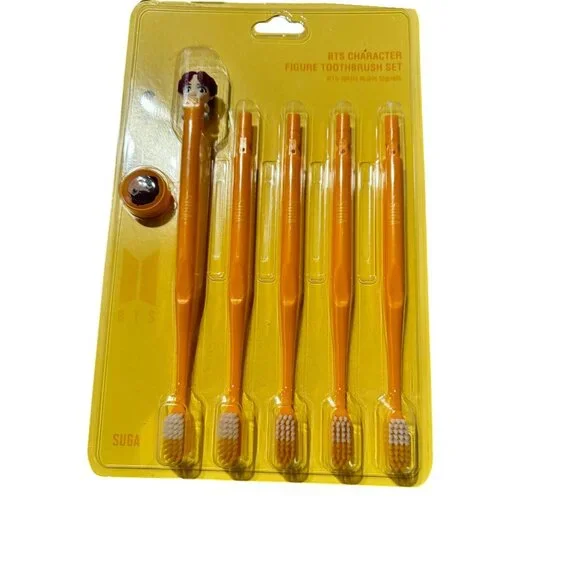 BTS Character Figure Toothbrush Set - Suga - Picture 2 of 13